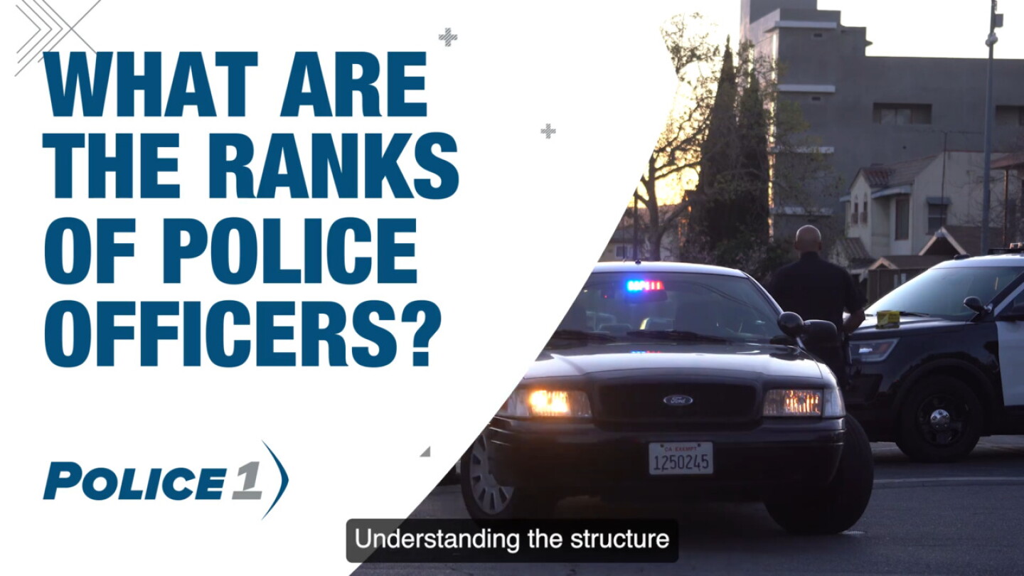 What are the ranks of police officers?