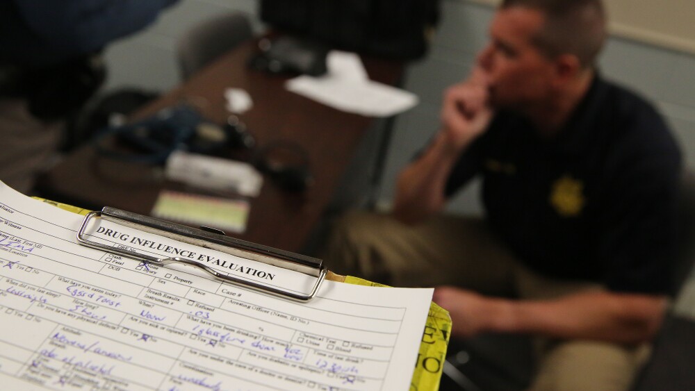 Drug Influence Evaluation report police report