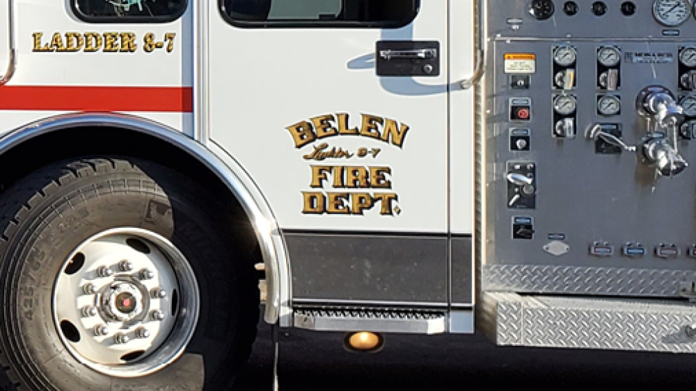 belen fire department new mexico stock image
