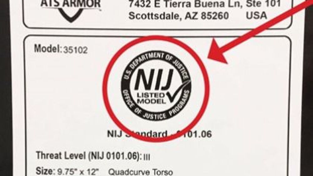 Nij Explained Look for the NIJ mark when buying body armor | PoliceOne.com
