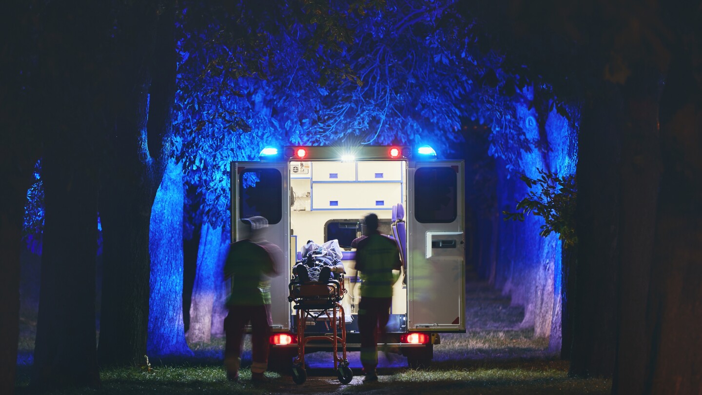 Team of emergency medical service