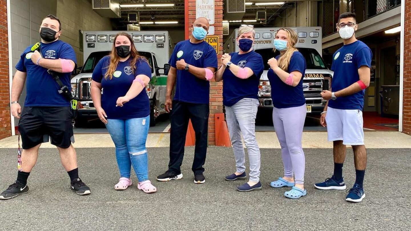 eatontown ems blood drive bandages potw