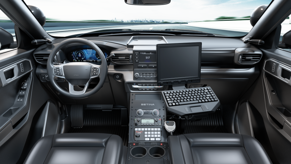 Setina releases police vehicle console
