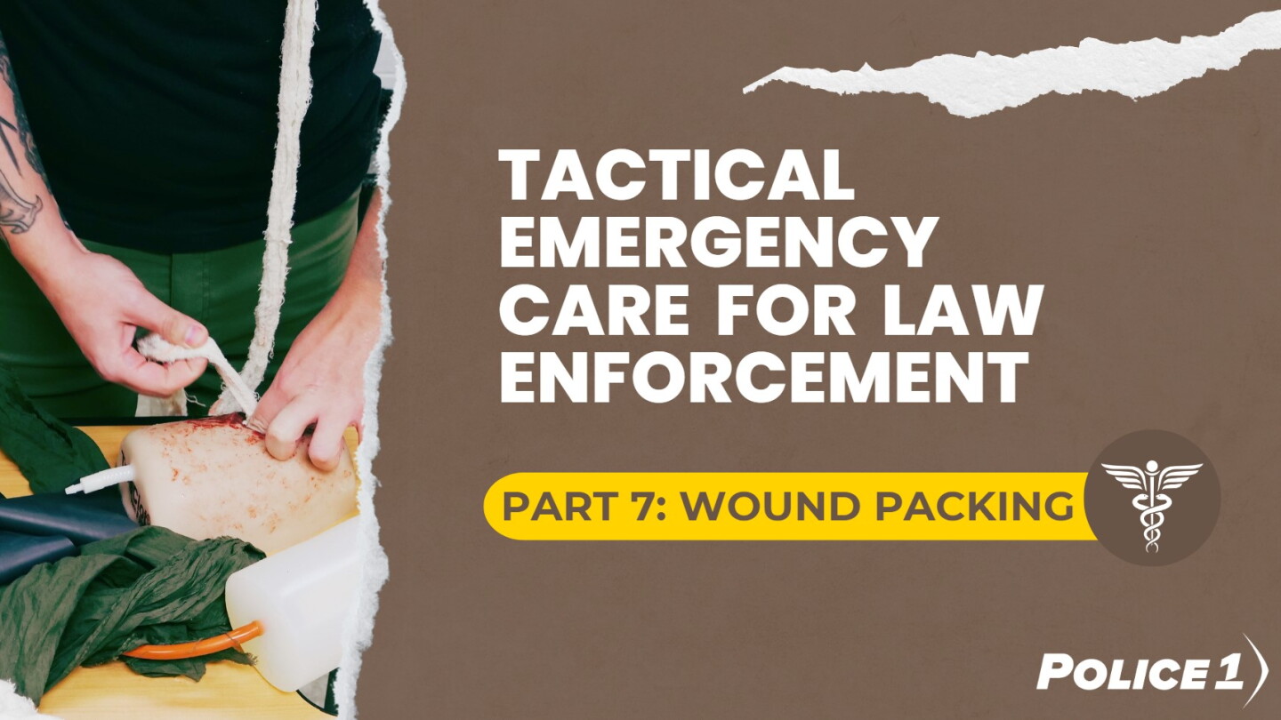 Wound Packing Animation Tactical emergency care for law enforcement: Wound packing