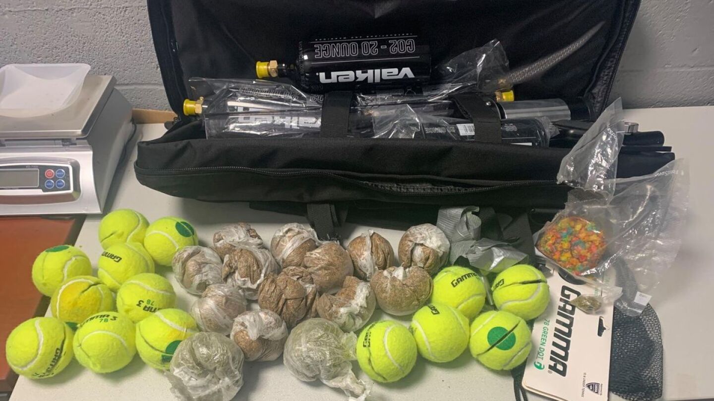 Attempt to Smuggle Drugs Hidden in Tennis Balls Abroad Foiled in Rawalpindi 2 Police: Drug-filled tennis balls were on their way to S.C. prison