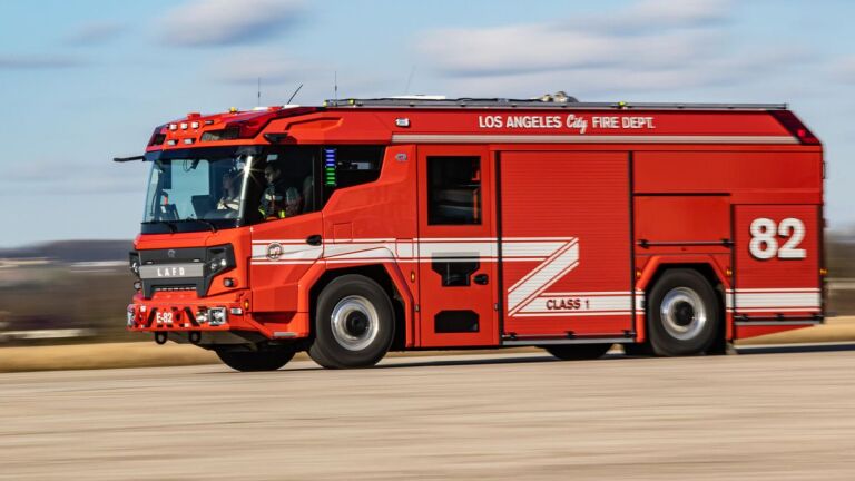 Will EVs, electric fire apparatus work for the fire service?