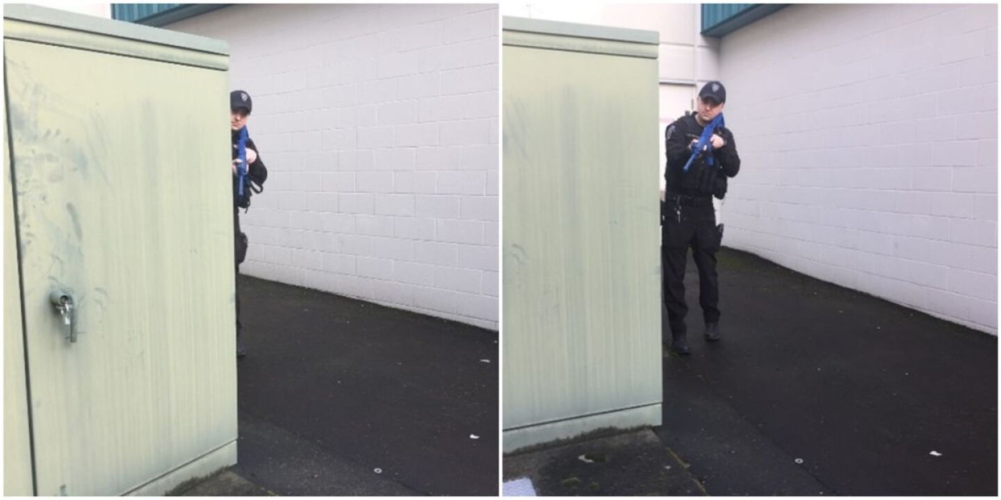 Using Police Car For Cover What patrol officers need to know about cover and time