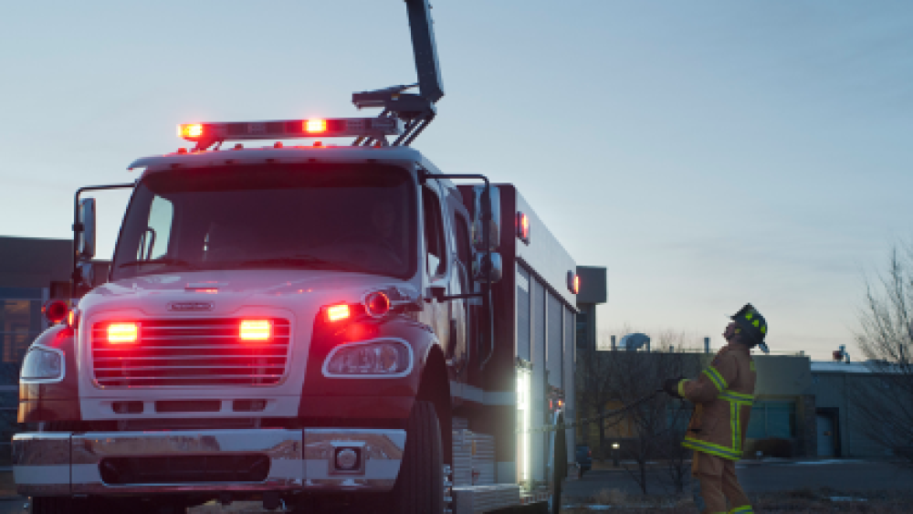 Fireman Tea Light How light towers can help your crew step into safety